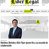 Martnez Beltrn y DLA Piper ponen fin a su acuerdo de colaboracin